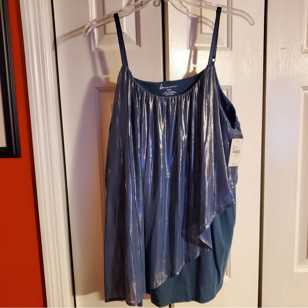 Lane bryant shimmer camisole size 22/24